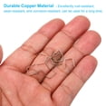 thumbnail image 3 of Uxcell 300Pcs 8x8mm Copper Chandelier Connector Pins Chandelier Crystal Clips, Chrome, 3 of 5