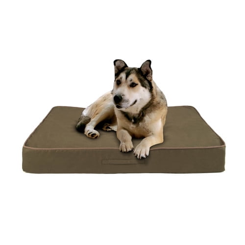 Buddy Beds Luxury Memory Foam Dog Bed with Fleece Cover
