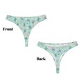 thumbnail image 3 of Fotbe Sea Turtle Tanga Sin Costuras para Mujer con Estampado – Panties Invisibles, Transpirables y Cómodos para Uso Diario-Large, 3 of 6
