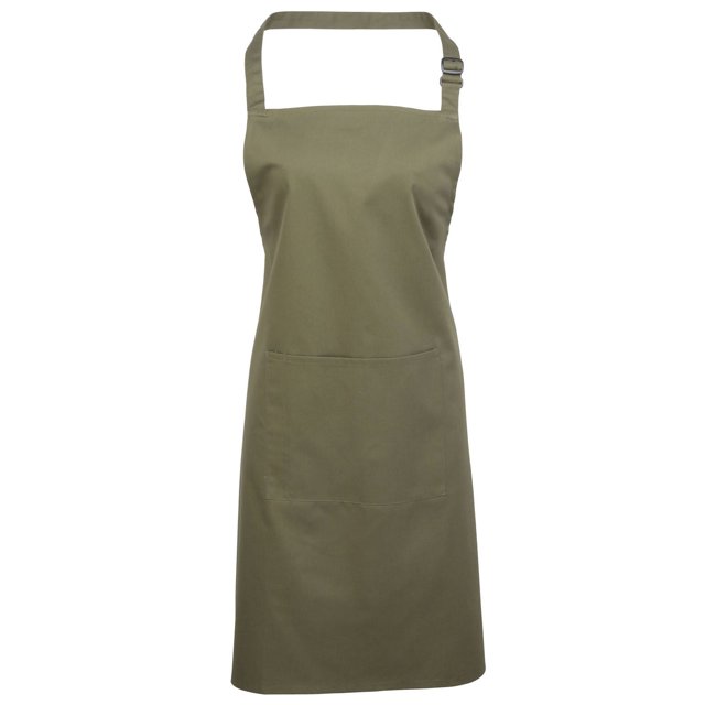 Premier Ladies/Womens Colours Bip Apron With Pocket / Workwear