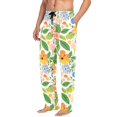 thumbnail image 2 of FORMRS Mens Pajama Pants with Pockets Sleepwear Lounge Bottoms Sizes S-2XL, Retro Pink Floral, 2 of 7