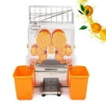 thumbnail image 3 of Commercial Orange Juicer Electric Orange Juice Extractor with 2 Plastic Peels Collecting Buckets, 3 of 16