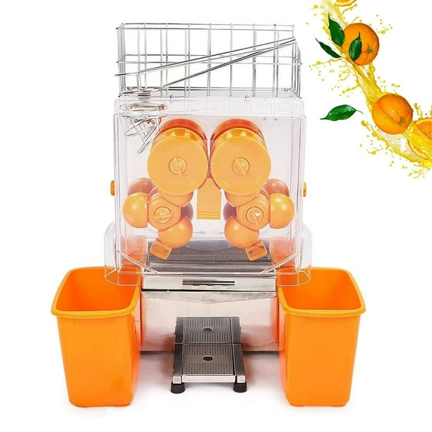Jus d'orange frais commercial faisant la machine Presse-agrumes électrique  Presse-agrumes orange frais Mélangeur de jus d'orange automatique Boisson