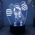 thumbnail image 3 of Anime One Piece Luffy RGB LED Night Lights Toys Roronoa Zoro Figures Nightlights Kids Bedroom Table Lamp Home Lampara Manga Gift, 3 of 5