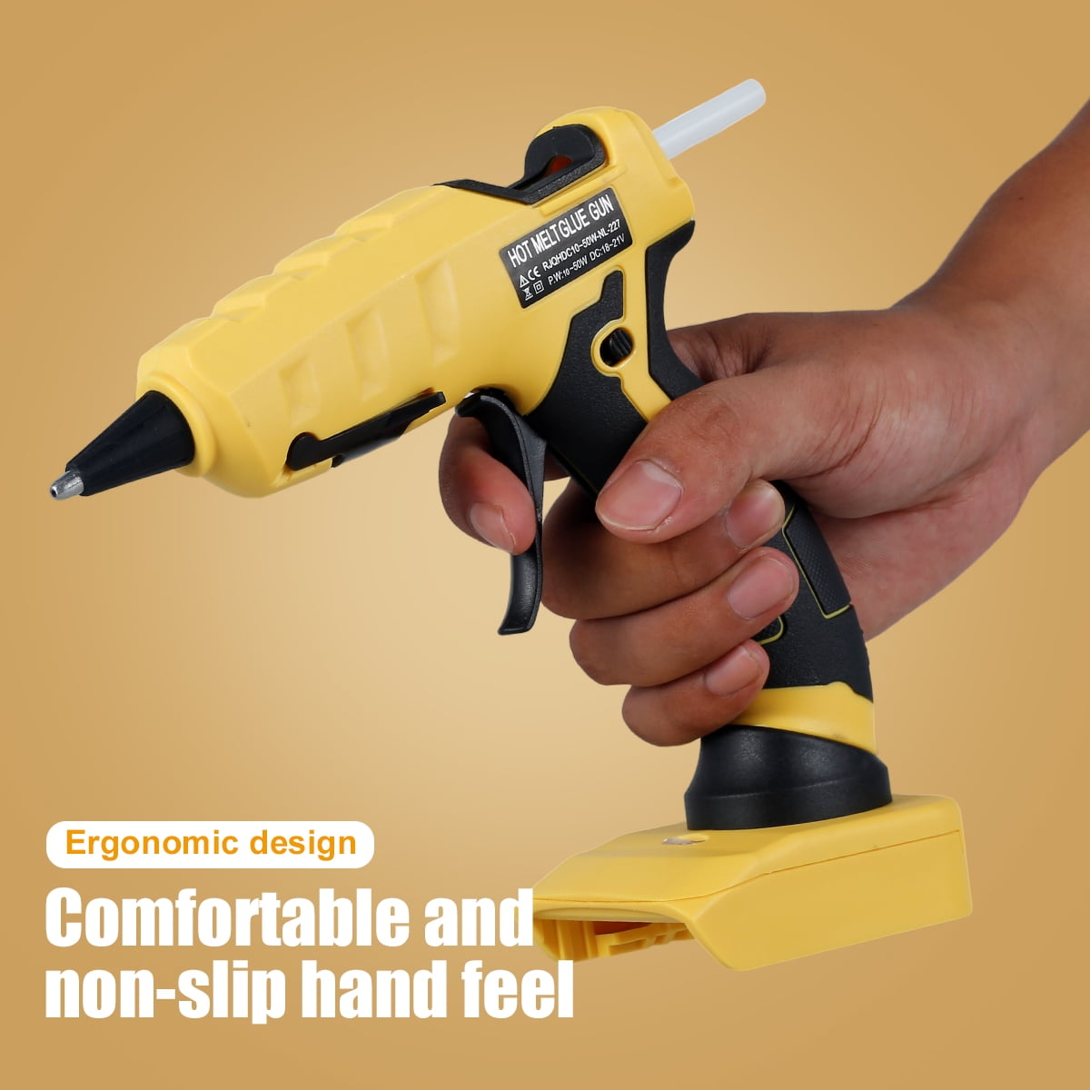 Cordless Hot Melt Glue Machine Rapid Heating Glue Tool Kit with 30 Premium Glue  Sticks Hot Melt Glue Tool Compatible with Dewalt 18V 20V Battery for Home  Repairs Arts Crafts DIY Project 