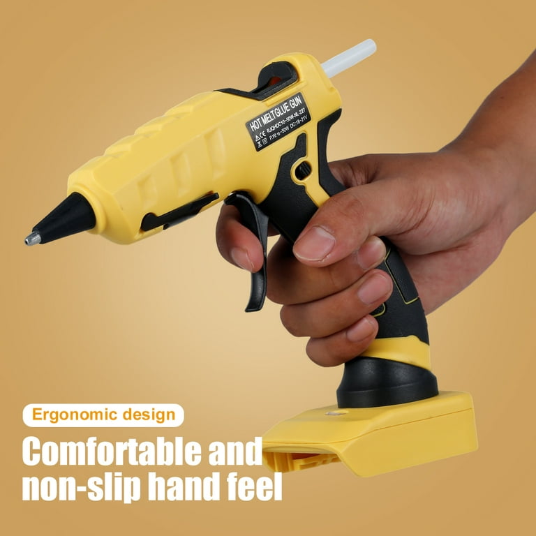 Cordless Hot Glue Gun for Power DIY Projects - compatible with 18V bat