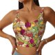 thumbnail image 1 of Fotbe Bright Mushrooms Sujetador Deportivo Largo sin Aros para Mujer con Almohadillas y Soporte Medio, Transpirable y Absorbente, Camiseta Tipo Chaleco o Tank Top-X-Large, 1 of 8