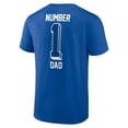 thumbnail image 3 of Men's Royal Indianapolis Colts Number One Dad T-Shirt, 3 of 3