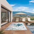thumbnail image 3 of Teal Octopus Coastal Outdoor Rug for Patio/Deck/Porch, Non-Slip Large Area Rug 6 x 9 Ft, Summer Beach Ocean Coral Nautical Indoor Outdoor Rugs Washable Area Rugs, Reversible Camping Rug Carpet Runner, 3 of 8