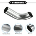 thumbnail image 4 of Unique Bargains 2pcs Bend Elbow Pipe Tube 1.26" OD 4.72" 2.56" Leg Length 90 Degree Exhaust Pipe Air Intake Tube for Car, 4 of 6