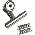 thumbnail image 1 of Bulldog Clips For Home School Use: Durable Stainless Steel Metal Hinge Clips With Hanging Hole For Crafts Organization (38Mm), 1 of 5