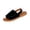 Black, variant on IEMIEMIEM Women's Flat Sandals Open Toe Buckle Strap Soft Lightweight Footbed 2026 Summer Beach Walking Cushion Wedge Sandals Green 8.5 Wide
