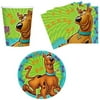 Amscan Scooby-Doo Birthday Party Supplies Set Plates Napkins Cups Kit For 16