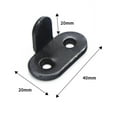 thumbnail image 5 of 2pcs Wall Mount Adjustable Floor Guide Carbon Steel Sliding Barn Door Hardware, 5 of 10