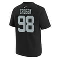 thumbnail image 3 of Youth Nike Maxx Crosby Black Las Vegas Raiders Player Name & Number T-Shirt, 3 of 3