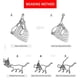 thumbnail image 4 of Arnés y correa para perros pequeños - Arnés antitirones con chaleco de nailon de malla suave para perros y gatos pequeños (gris), 4 of 5