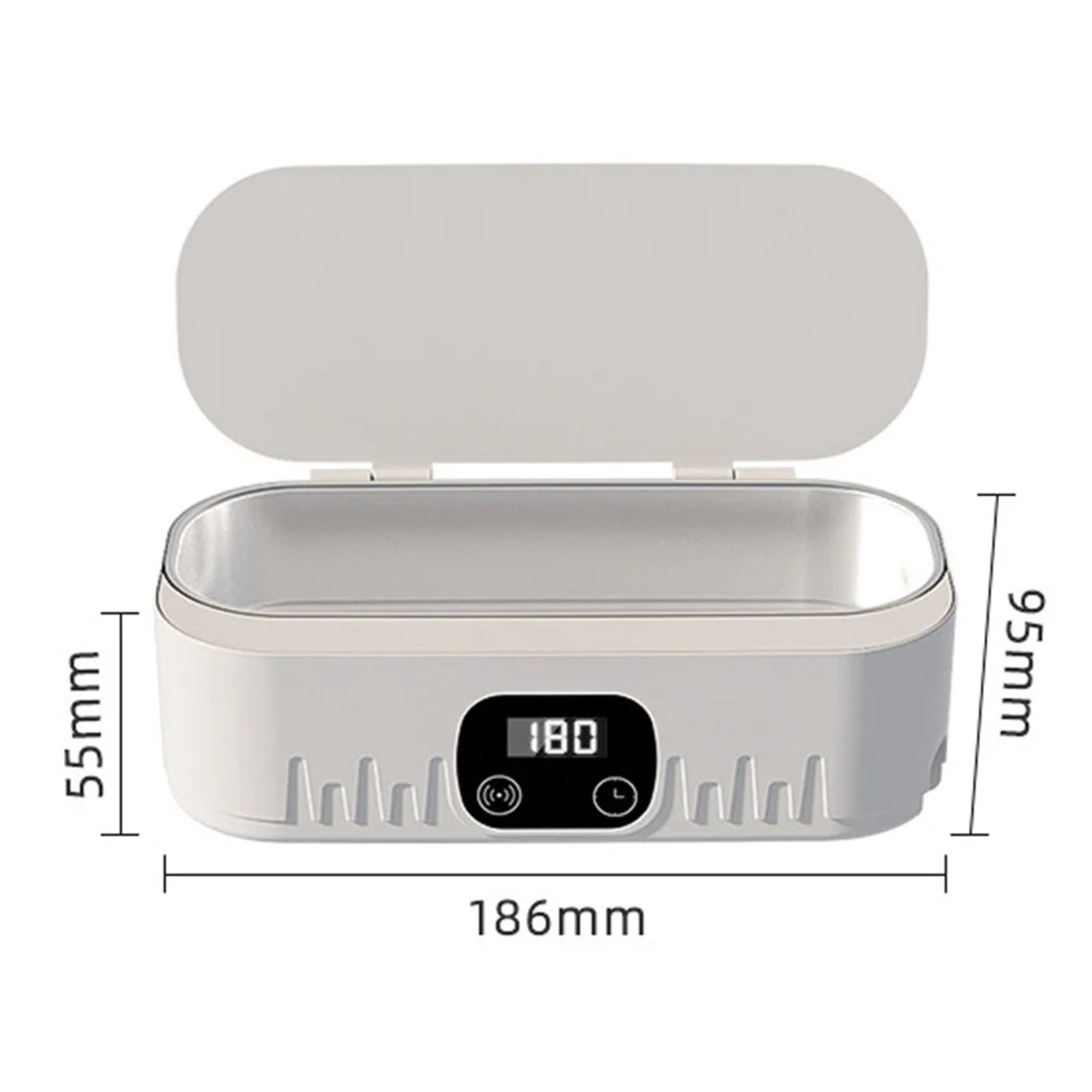 Ultrasonic Glasses Ultrasonic Cleaner Cleanser High Frequency Ultrasound Cleaning Bath For Glasses Jewelry Ultra Cleaner