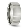 thumbnail image 4 of Auriga Stainless Steel Brushed 8 mm Half Round Band for Women Size 6.5, 4 of 6