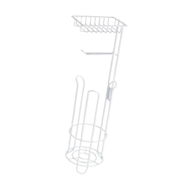 serony Innovative Toilet Paper Holder Stand Paper Roller Holder Rustproof Metal Storage Rack Bathroom Essential