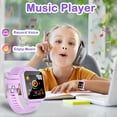 thumbnail image 4 of Kids Game Smart Watch Gifts for Girls Age 4-12, 24 Puzzle Games HD Touch Screen Smart Watches with Video Camera Music Player Pedometer Flashlight 12/24hr, Educational Toys for 8 10 12 Year Old Girl, 4 of 7