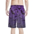 Binienty Halloween Men's Board Shorts Swim Trunks With Bat Web Design ...