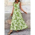 thumbnail image 3 of PRETTYGARDEN Women Dresses Summer Floral Sleeveless Maxi Dress Casual Spaghetti Strap Tiered Flowy Beach Long Dress, 3 of 8