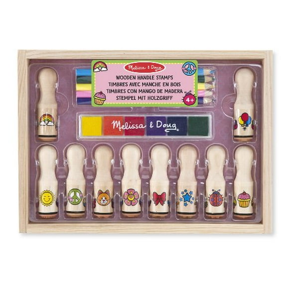 Melissa & Doug Timbres à Manche en Bois de Luxe