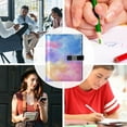 thumbnail image 5 of Leather Notebook with Pen Holder Writing Notepad Includes 100 Pages Lined Journal Tie-dye Clouds Pattern, 5 of 6