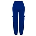 thumbnail image 6 of yievot Plus Size Cargo Sweatpants for Women with Pockets Drawstring High Waisted Joggers Casual Travel Sweat Pants, 6 of 7
