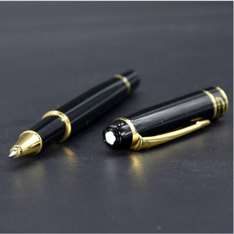 Luxury Elegant Fancy Nice Gift Pen Set for Office Signature Executive Business(Black),1 Count, Size: Medium, Beige