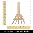 thumbnail image 2 of Garden Rake Wood Shape Unfinished Piece Cutout Craft DIY Projects - 6.25 Inch Size - 1/4 Inch Thick, 2 of 7