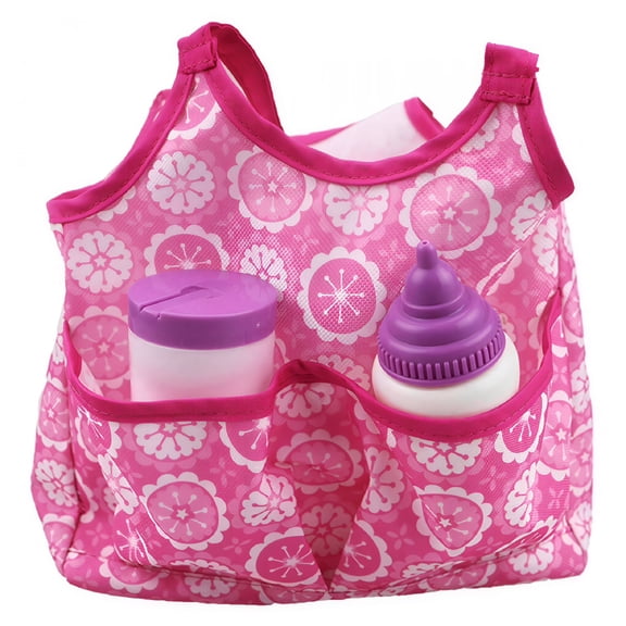 GASTROPOD Doll Diaper Bag,Pink Soft Carrying Bag (only 1 bag)