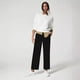 thumbnail image 2 of Pantalones acampanados con microcintura que combinan con todo, pantalones de traje casuales con colgante adelgazante para mujer, 2 of 6
