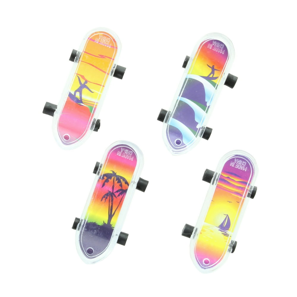 Tropical Mini Skateboards (3Dz) Toys 36 Pieces