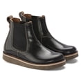 thumbnail image 3 of BIRKENSTOCK Birmingham Slip On - Rustic Chelsea Boot with Deep Blue Footbed, Premium Horween Leather, Made in Germany - Multiple Sizes & Colors, 3 of 6