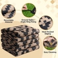 thumbnail image 5 of UNTIMATY 8'×10' Outdoor Rug Waterproof Patio Carpet Outdoor Area Rug Large Plastic Straw Mat for RV Camping Porch Deck Balcony, Black and Beige, 5 of 9