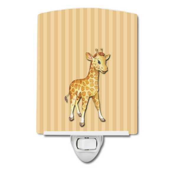 Caroline's Treasures BB7144CNL Giraffe Ceramic Night Light, 6x4x3", multicolor