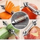 thumbnail image 2 of 2 Pack 3 in 1 Potato Peeler, Multifunctional Kitchen Fruit Vegetable Peeler, Premium Sharp Stainless Steel Blade, Ergonomic Non-slip Black Handle, 2 of 5