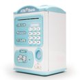 thumbnail image 2 of Skyblue Mini Bank for Kids with Password Feature Automatic Cash Storage Plastic Money Box 5.9x5.1 Inches, 2 of 8