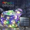 thumbnail image 2 of LINLIN Solar String Lights Outdoor,Waterproof LED Solar Powered Fairy Lights,Solar Christmas Lights PVC Rope Light for Wedding Halloween Garden Party Decorations, 2 of 9