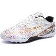 thumbnail image 1 of Breathable Professional High Top Football Shoes, Elastic Waist Closure, Suede Sole and Ruffle Fabric for All Seasons, 1 of 5
