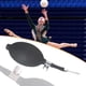 thumbnail image 4 of Bomba de aire manual para pelotas de gimnasia artística, inflador ligero para baloncesto negro, 4 of 9