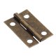 thumbnail image 2 of 50Pcs Jewelry Box Hinges 0.6x0.9in Durable Metal Retro Style Zinc Plated Folding Butt Hinges Set for Repair DIY, 2 of 4