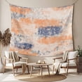 thumbnail image 2 of Orange Blue Tapestry for Bedroom Wall Hanging Tapestry, Minimalist Smear Abstract Art Painting Ceiling Backdrop Tapestries Poster Blanket Wall Decor for Teens Room Living Room Dorm 51" x 59", 2 of 8