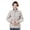 Beige XXXL, variant on Women Cotton Jacket Stand Collar Long Sleeve Solid Color Zipper Closure Autumn Winter Cotton Coat Thickened Quilted Outwear
