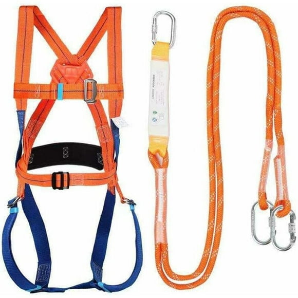 Fall Protection Safety Harness Kit, Fall Protection Safety Harness, High Altitude Work Fall Protection, Fall Protection Kit, for Climbing, Working at Height Etc