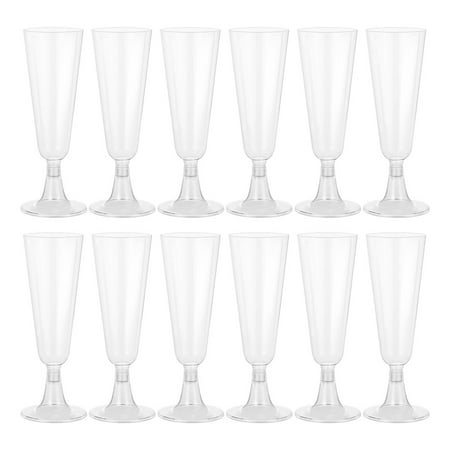 

Hemoton Glasses Champagneflutes Toasting Cups Disposablecocktail Party Cup Whiskey Flute Clear Wedding Mimosa Glass Drinking