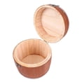 thumbnail image 1 of Chocolate Wooden Tea Storage Box Airtight Organizer for Ingredients 1PC, 1 of 4
