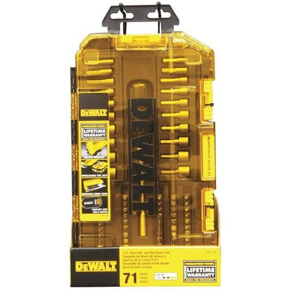 Stanley Tools  0.25 in. Driver Set Multi Bit & Nut Dwmt73808