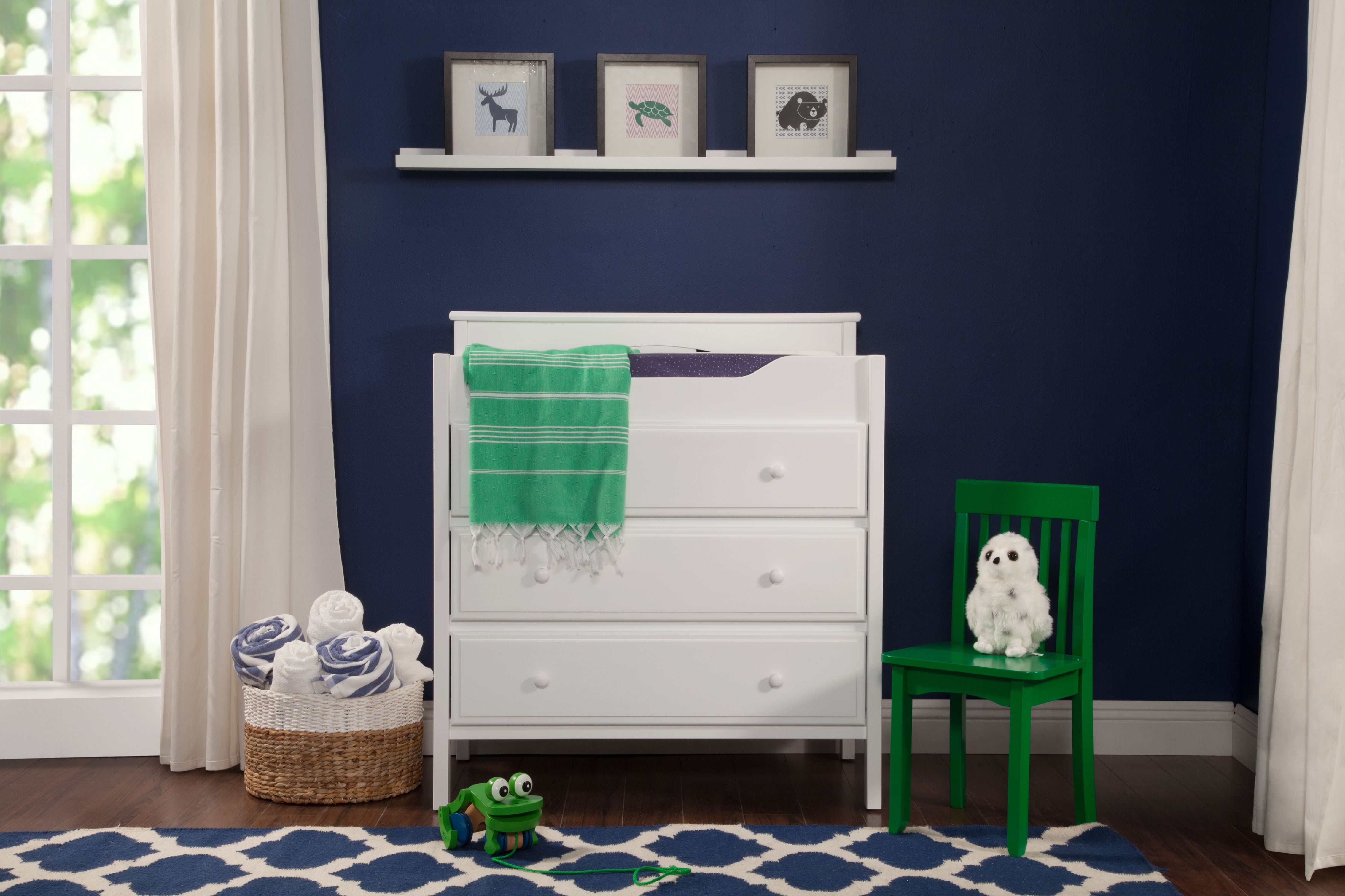 DaVinci Jayden 3-Drawer Changer Dresser in White Finish